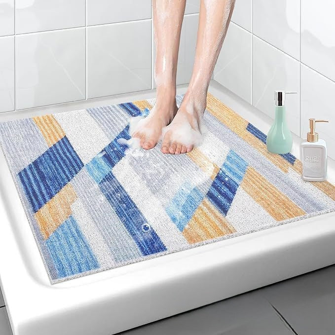 Hollow-Out Silk Loop Bathroom Anti-Slip Mat