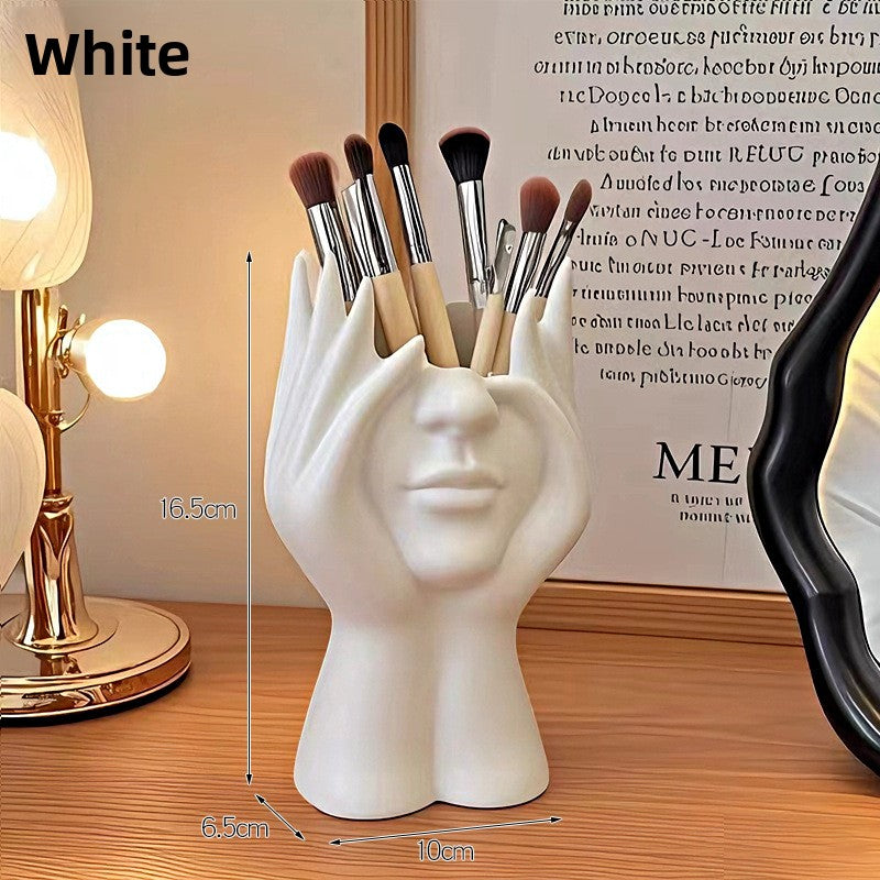 Multifunctional Body Art Storage Tube Desktop Makeup Brush Pen Holder