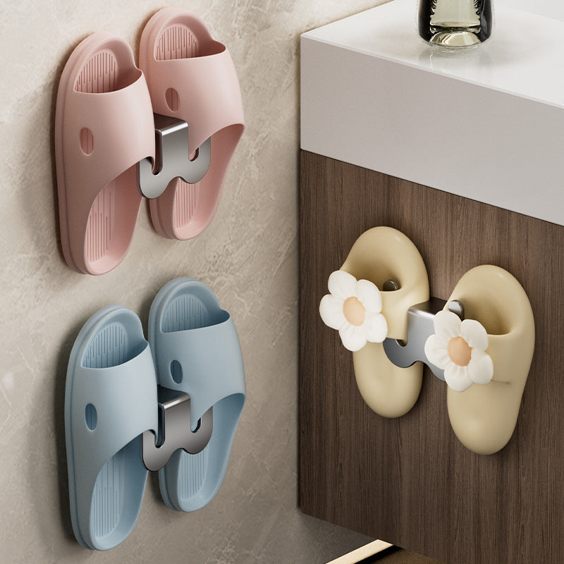Bathroom Slipper Rack Wall-Mounted