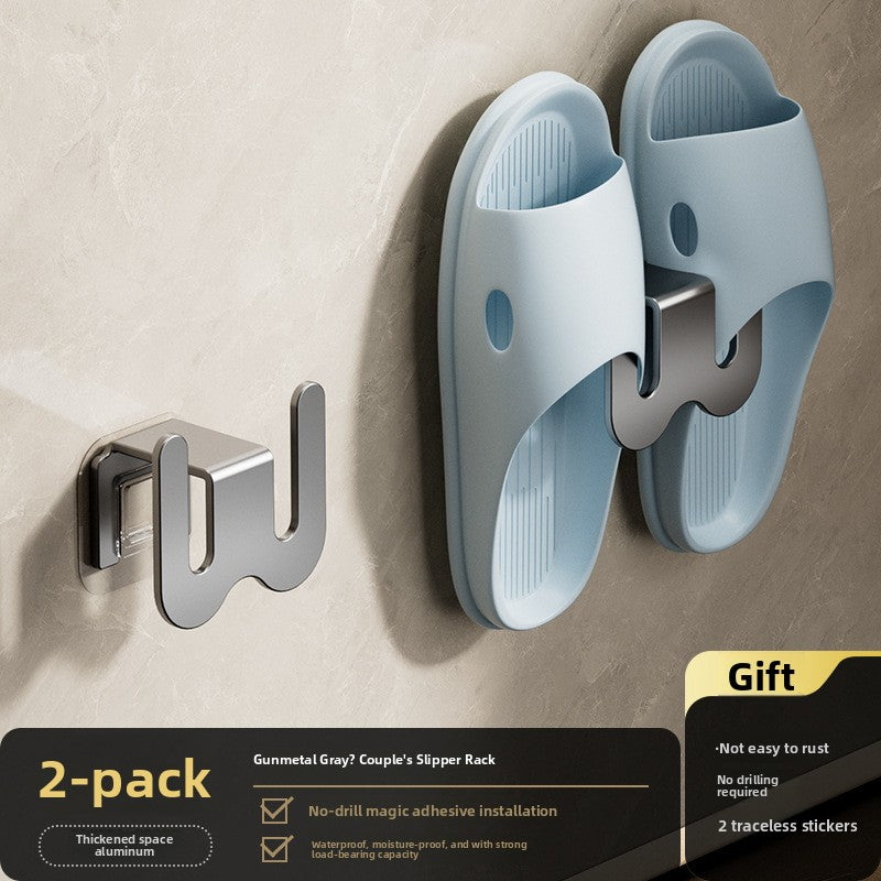 Bathroom Slipper Rack Wall-Mounted