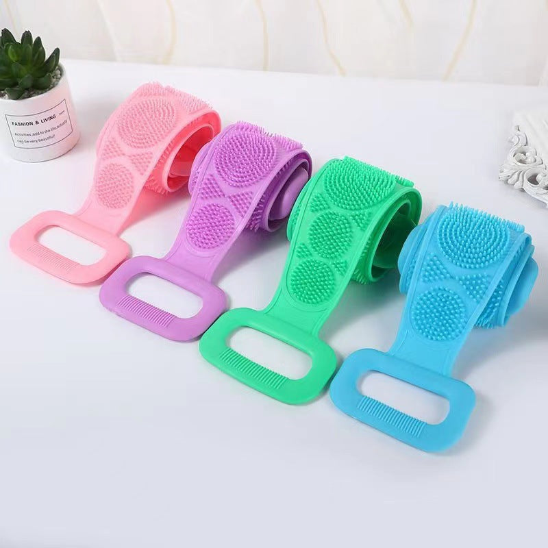 Double Sided Silicone Exfoliating Bath Towel