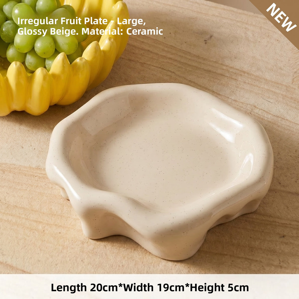 Nordic Ceramic Fruit Plate