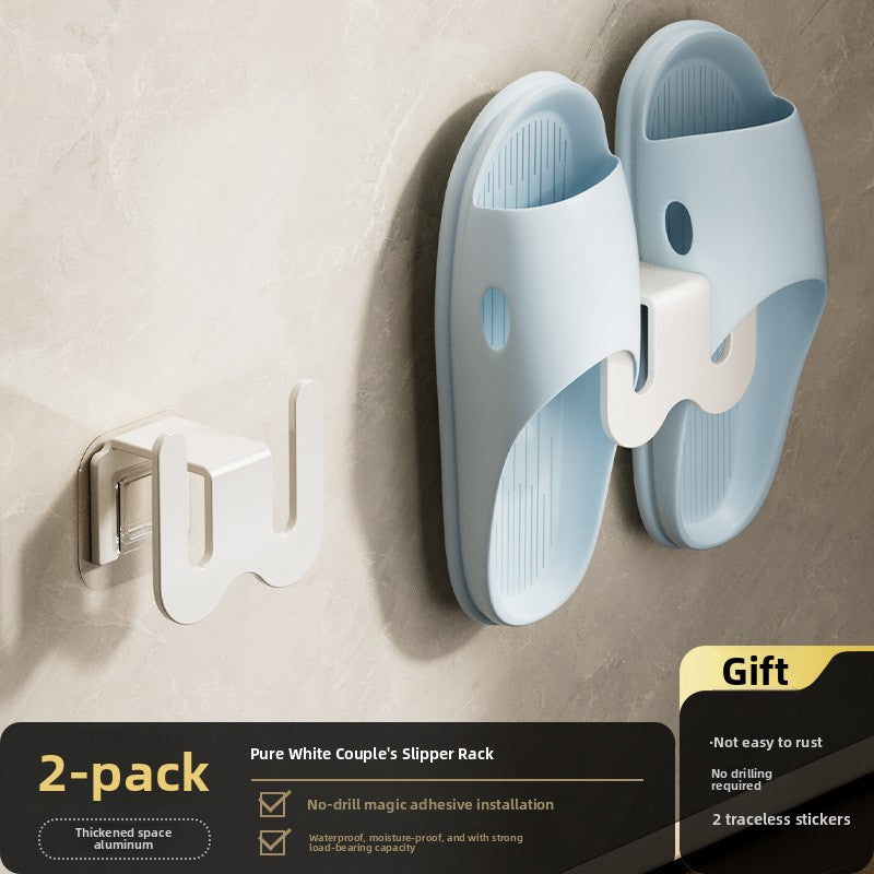 Bathroom Slipper Rack Wall-Mounted