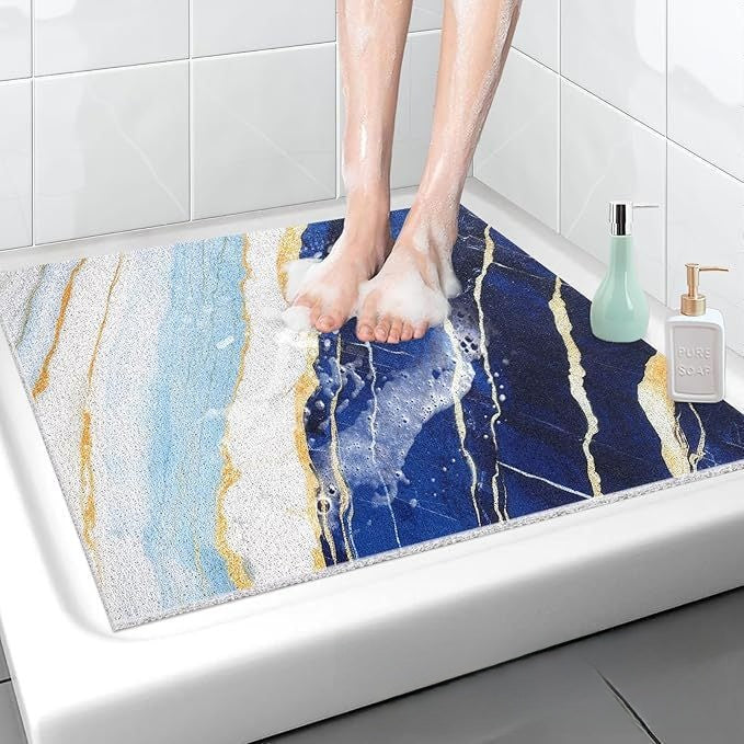 Hollow-Out Silk Loop Bathroom Anti-Slip Mat