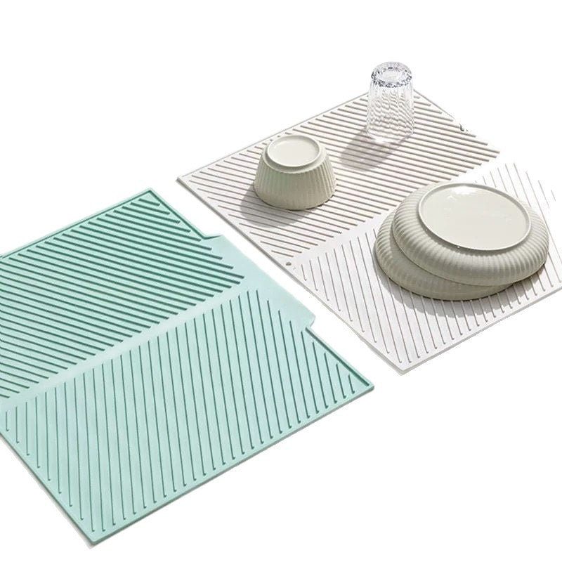 Silicone Kitchen Draining Mat for Dish Drying