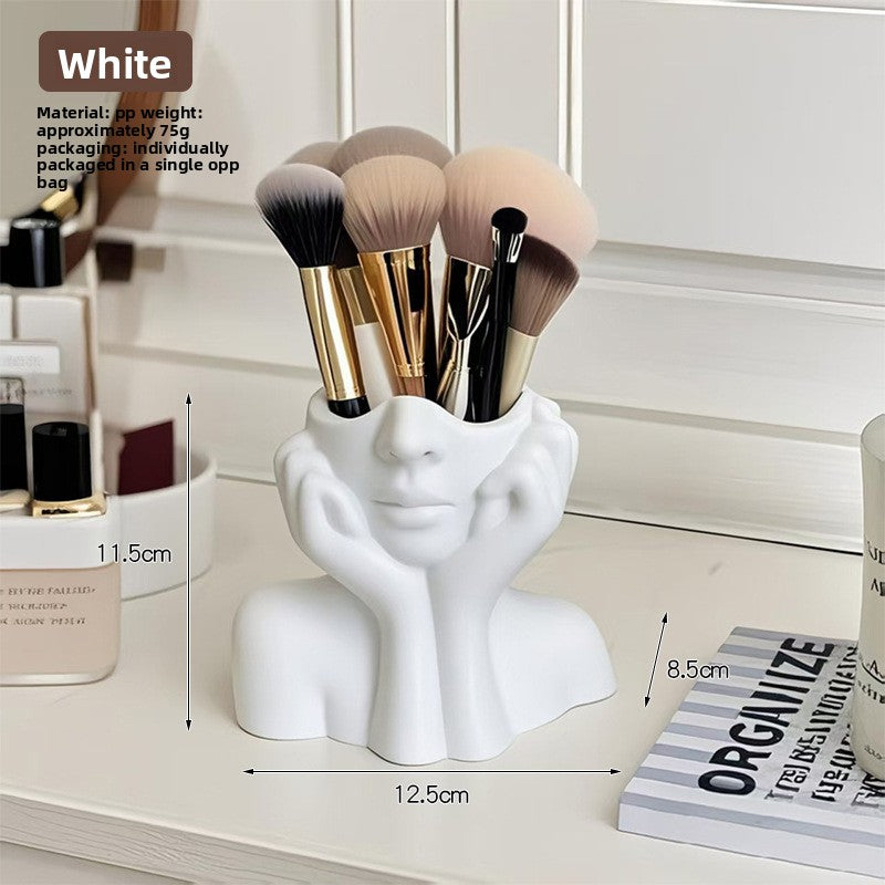 Multifunctional Body Art Storage Tube Desktop Makeup Brush Pen Holder